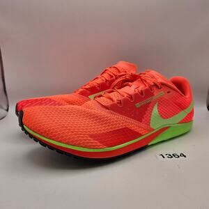 NIKE MEN'S 12.5 ZOOM RIVAL WAFFLE 6 ROAD RACING CRIMSON LIME BLAST DX7998-800